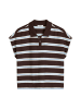Marc O'Polo DENIM Gestreiftes Poloshirt wide in Dark Brown