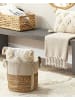 Beliani Korb SONIPAT in /Beige/Weiß - (W) 35 x (H) 30 x (L) 35 cm