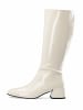 Bianco Stiefel mit Absatz in OffWhitePolido1