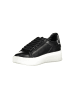 GAELLE PARIS Schwarze Polyurethan-Sneaker