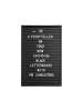 relaxdays Letterboard in Schwarz - 30 x 45 cm