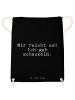 Mr. & Mrs. Panda Sportbeutel Mir reicht es! Ich... mit Spruch in Schwarz