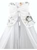 TupTam Babybett Himmel mit Schleife Transparent in grau