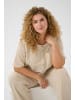 KAFFE curve Langarm - Hemd KCpaula Loose fit in Feather Gray
