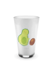 Mr. & Mrs. Panda Glas Avocado Kern rollt ohne Spruch in Transparent