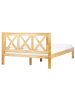 Beliani Doppelbett TANNAY in Braun - (W) 149 x (H) 90 x (L) 208 cm