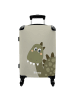 NoBoringSuitCases Suitcase, Koffer, Reisekoffer Grüner Dinosaurier