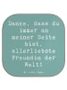 Mr. & Mrs. Panda Tassen Untersetzer Spruch Beste Freundin mit Sp... in Meeresbrise