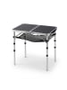 relaxdays Campingtisch in Schwarz - (B)60 x (H)60 x (T)40 cm