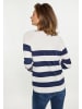 usha BLUE LABEL Pullover in Weiss Marine