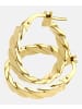 Vanlere Creolen aus 375 Gelbgold