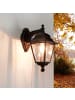 Licht-Erlebnisse Außen Wandlampe (B)14 x (H)29 cm in Schwarz