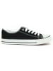Montevita Sneakers Herren-Freizeitsneaker, mit weißer Sohle in Schwarz