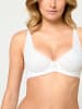 Nur Die  Bügelloser BH Lace in Weiß