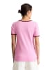 Marc O'Polo DENIM T-Shirt mit Struktur slim in Medium Pink