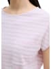 Marc O'Polo Gestreiftes T-Shirt regular in Light Purple