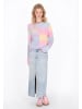 myMo Cardigan in pink multicolor
