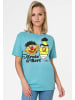 Logoshirt T-Shirt Ernie & Bert Havin' Fun in blau-grün