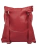 Forty degrees Rucksack echt Leder in rot