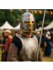 relaxdays Ritter Helm in Silber/ Gold