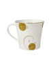 Goebel Coffee-/Tea Mug " Ginkgo Weiß " in weiß gold