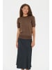 SAINT TROPEZ Strickpullover MilaSZ Classic fit in Fondue Fudge Melange