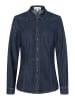 More & More cooles, dark denim Jeanshemd in dark blue denim