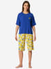Schiesser Pyjama Casual Fashion in royal