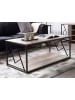 Beliani Couchtisch FORRES in Braun/Schwarz - (W) 60 x (H) 46 x (L) 120 cm