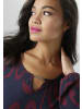 Aniston PLUS Langarmshirt in marine-bordeaux