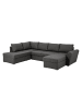 ebuy24 Schlafsofa Stefan Grau 297 x 203 cm
