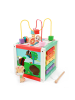 Toi-Toys Holz Motorik-Würfel Activity Cube 18 Monate