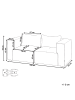 Beliani 2-tlg Modulsofa AXEBO in Beige