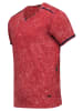 Rusty Neal Herren Biker T-Shirt – Vintage Oxid Washed – V-Neck Regular Fit in Weinrot