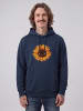 wat? Apparel Sweatshirt Sonnenblume in Dunkelblau