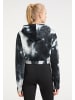 myMO ATHLSR Damen Hoodie in Schwarz Blau Weiss
