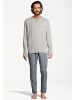 Seidensticker Schlafanzug Soft Flannel in Grau