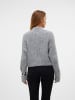 Vero Moda Strickpullover in Light Grey Melange