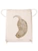 Mr. & Mrs. Panda Drawstring Bag Otter Kopfüber ohne Spruch in Creme