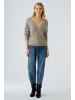 Oui Pullover in smokey taupe