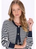 DreiMaster Women Cardigan in navy offwhite