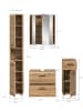 ebuy24 Badmöbelset Ice (4-teilig) Eiche 150 x 30 cm