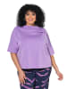 Ulla Popken Sweatshirt in hell violett