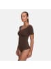 CFAB Figurformender Body mit Slip in Braun
