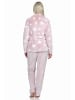 NORMANN Hausanzug Sterne Coralfleece - 76708 in rosa