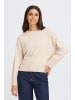 Fransa Langarm FRMELANI Loose fit in OATMEAL MEL. W EMB.
