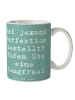 Mr. & Mrs. Panda Teetasse Spruch Jungfrau Perfektion mit Spruch in Meeresbrise