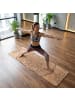 Divasya Kork-TPE-Yogamatte Light in Mandala-Design - 183 x 61 x 0,6cm