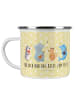 Mr. & Mrs. Panda Kaffeebecher Big Einheit mit Spruch in Gelb Pastell