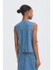 ICHI Denimweste IHPAMILA Regular fit in Medium blue